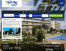 Tablet Screenshot of hotelsurfmar.com